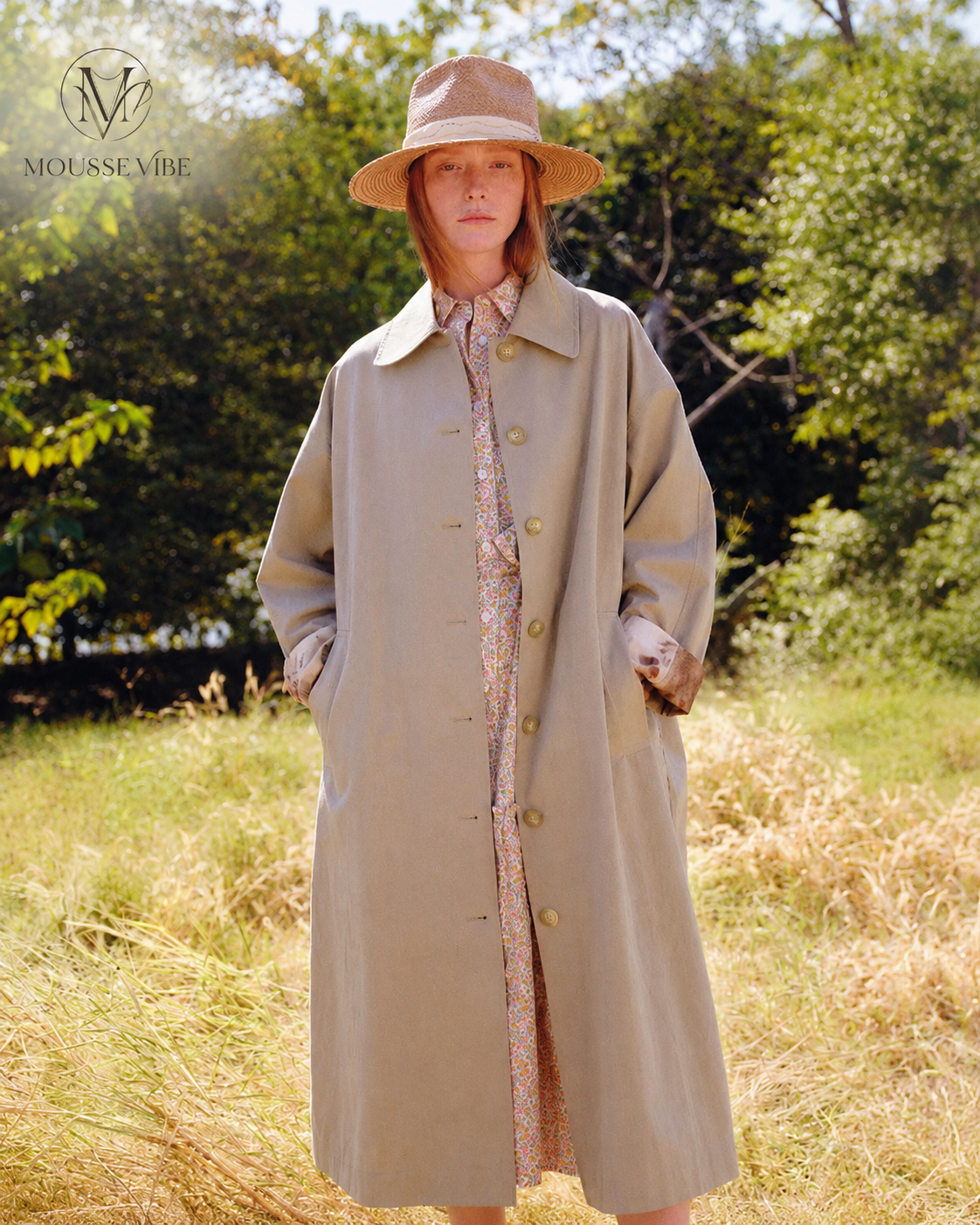 Mousse Vibe "Evaporation Windbreaker" Breeze Linen/Cotton Jacket