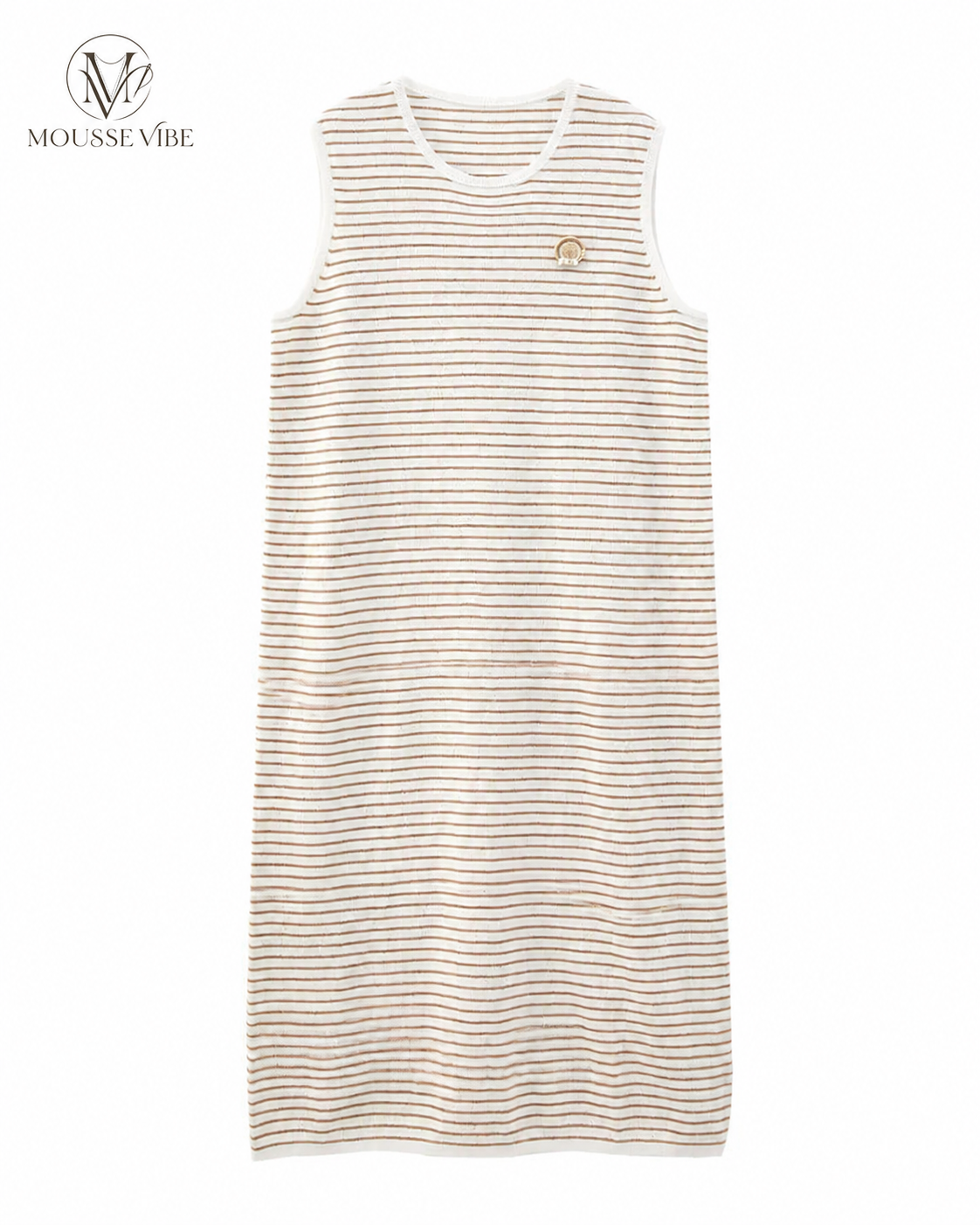 Mousse Vibe Nautical Style "Oxygen Suit" Striped Cardigan/Dress
