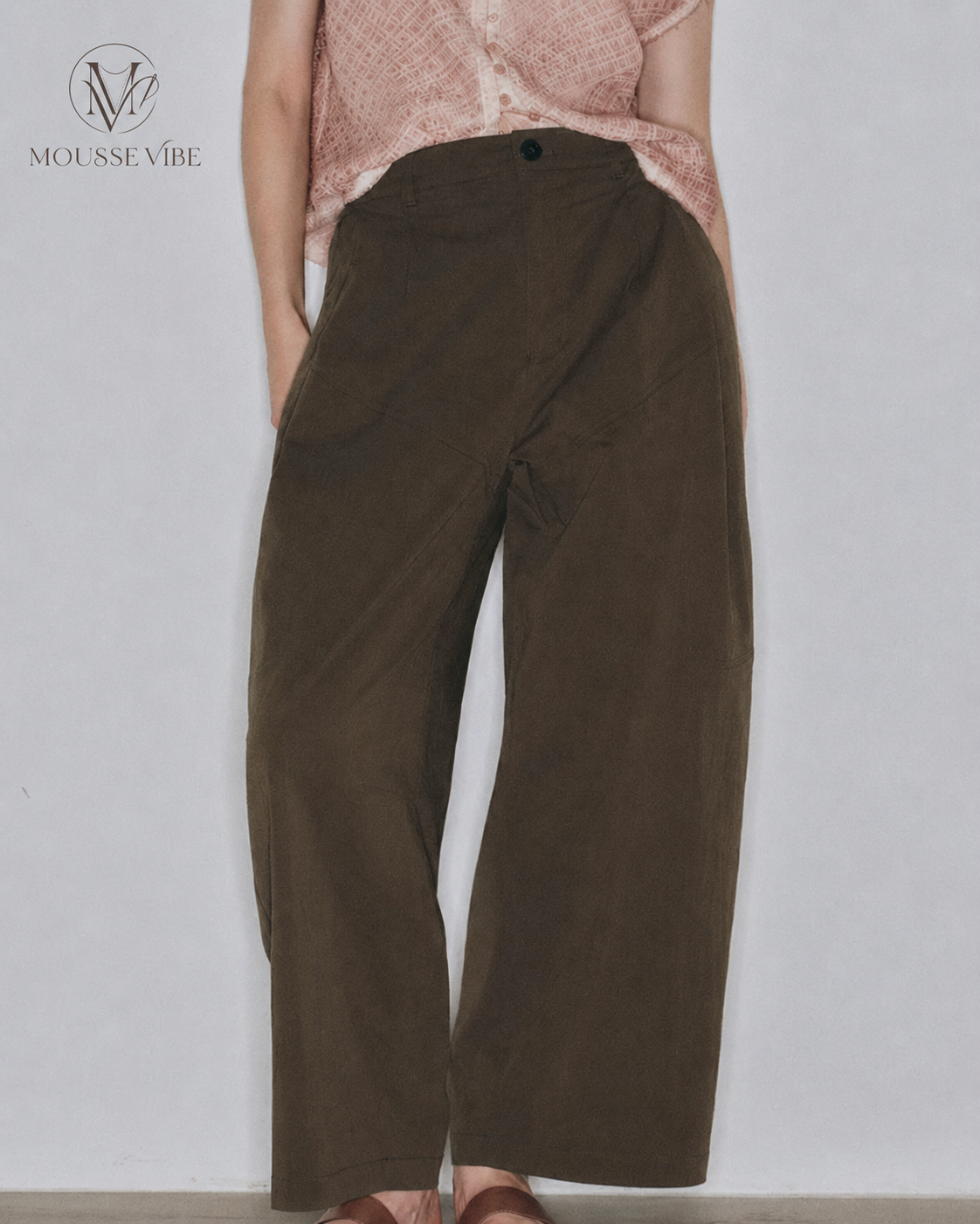 Mousse Vibe "Light Oxygen Pants" – Slim Casual Straight Pants