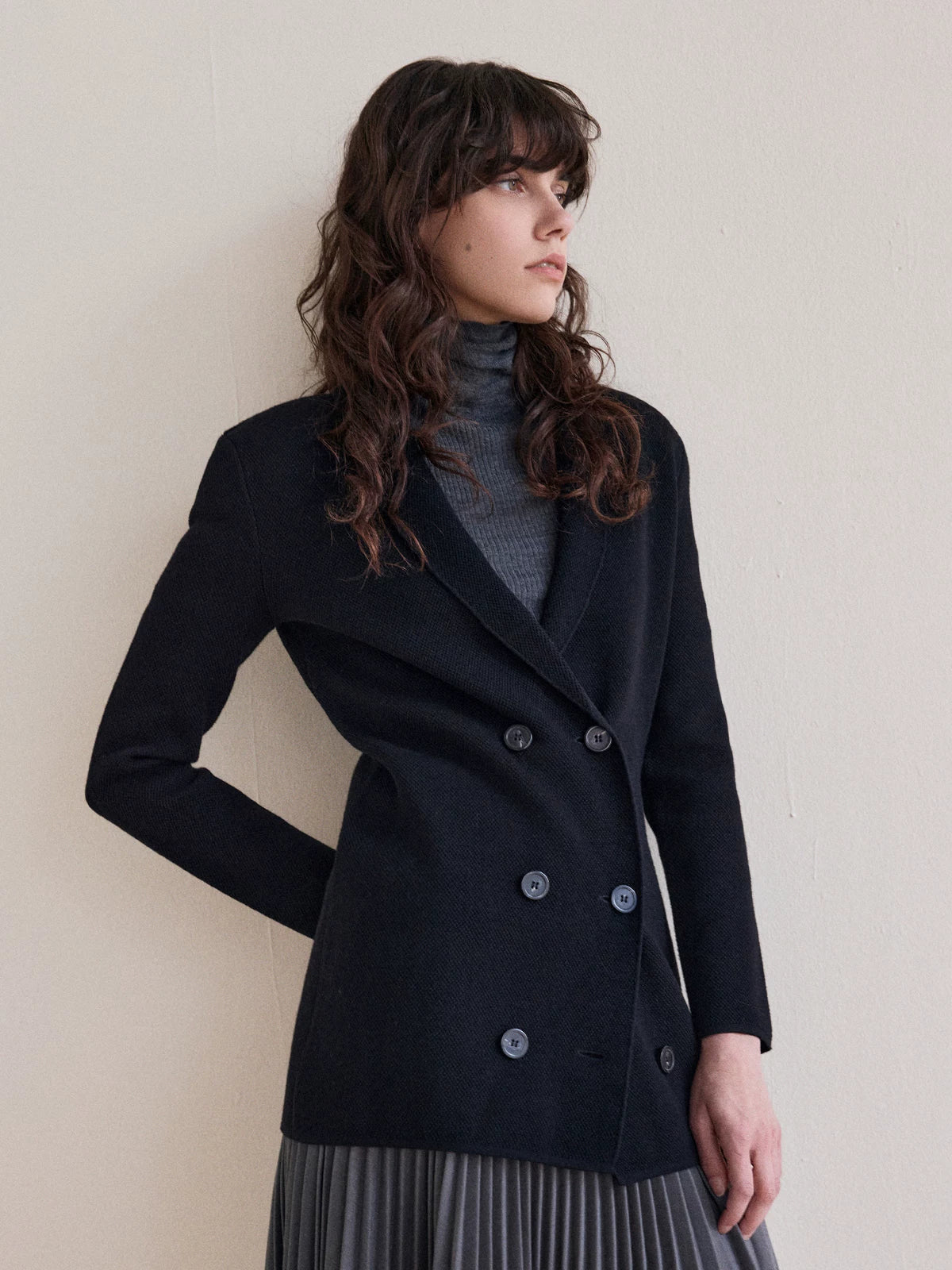 Mousse Vibe "Elegant Queen" Men's Old Money Wool Blended Jacket