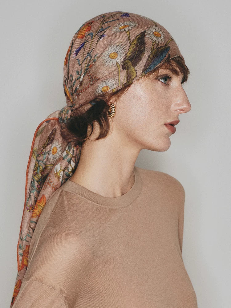 Colorful Cashmere Velvet Scarf – Soft Luxury Wrap